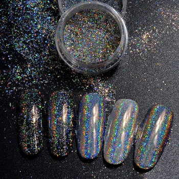 0.2g/box Holographic Nail Holo Powder Rainbow Laser Sequins Nail Art Pigments Dust Hologram Glitter UV Gel Design Accessories
0.2g/box Holographic Nail Holo Powder Rainbow Laser Sequins Nail Art Pigments Dust Hologram Glitter UV Gel Design Accessories