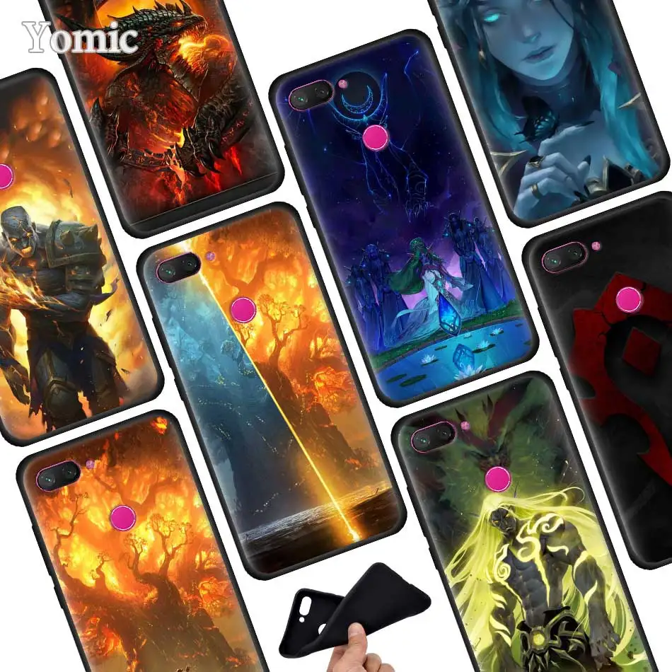 World Of Warcrafts Black Silicone Phone Case for Xiaomi 6X 5X Mi 8 A1 A2 Lite Poco F1 Mi Play Redmi 6 7 Pro Cover
World Of Warcrafts Black Silicone Phone Case for Xiaomi 6X 5X Mi 8 A1 A2 Lite Poco F1 Mi Play Redmi 6 7 Pro Cover