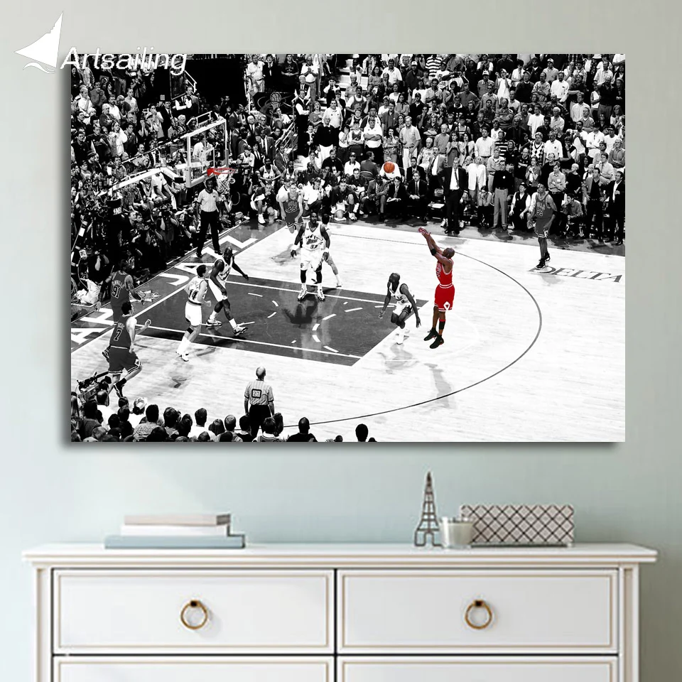 HD print 1 piece canvas art poster Micheal Jordan The Last Shot painting wall art picture home decoration
HD print 1 piece canvas art poster Micheal Jordan The Last Shot painting wall art picture home decoration