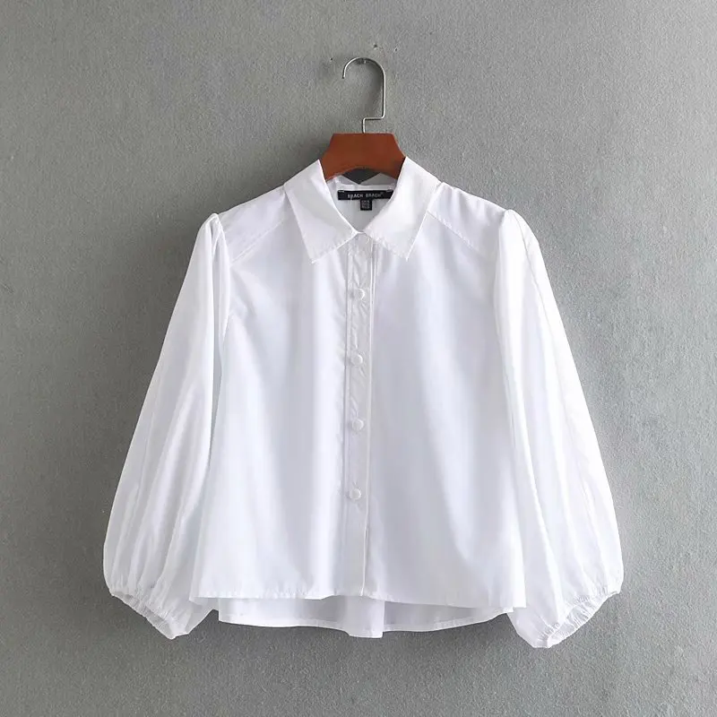 2019 new women fashion lantern sleeve casual white smock blouses shirts women business femininas chemise chic blusas tops LS3607
2019 new women fashion lantern sleeve casual white smock blouses shirts women business femininas chemise chic blusas tops LS3607