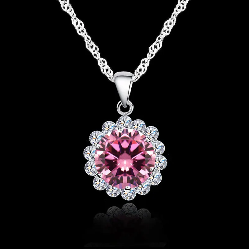 Necklaces Pendants Crystal Silver 925 Fashion Bridal Wedding Jewelry For Women Cubic Zirconia Necklace Pendant 7 Colors
Necklaces Pendants Crystal Silver 925 Fashion Bridal Wedding Jewelry For Women Cubic Zirconia Necklace Pendant 7 Colors
