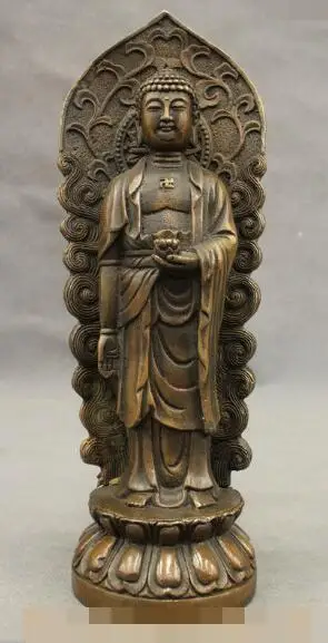 S6339 10" Chinese Tibetan Buddhism Bronze 3 Face GuanYin Kwan-Yin Buddha Lotus Statue D0318
S6339 10" Chinese Tibetan Buddhism Bronze 3 Face GuanYin Kwan-Yin Buddha Lotus Statue D0318