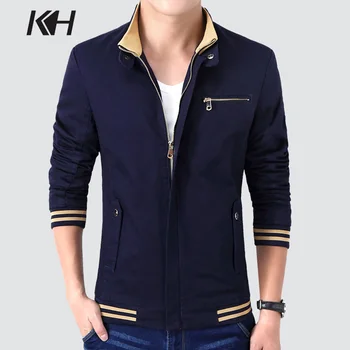 KH New Arrival Spring And Autumn Men's Stand collar Jacket Fashion Slim Baseball clothing Young Men Casual Outwear Coat 5 Colors
KH New Arrival Spring And Autumn Men's Stand collar Jacket Fashion Slim Baseball clothing Young Men Casual Outwear Coat 5 Colors