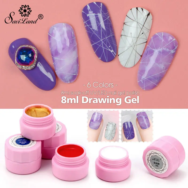 Saviland Creative Wire Drawing Nail Gel Point To Line Painting Gel Lacquer Varnish Pulling Silk Spider Nail Art Gel Nail Polish
Saviland Creative Wire Drawing Nail Gel Point To Line Painting Gel Lacquer Varnish Pulling Silk Spider Nail Art Gel Nail Polish
