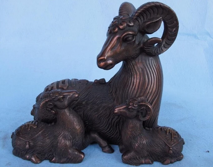wholesale factory China Folk Red Bronze Copper Fengshui Lucky Fu lu shou mother Three sheep Statue
wholesale factory China Folk Red Bronze Copper Fengshui Lucky Fu lu shou mother Three sheep Statue