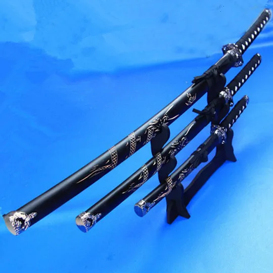 Decoration sword black set with dragon Cosplay props weapons katana steel Sword knife blade weapon Cosplay Props shipping free
Decoration sword black set with dragon Cosplay props weapons katana steel Sword knife blade weapon Cosplay Props shipping free