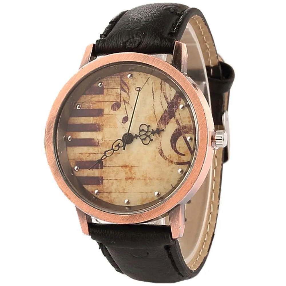 Women Watches Vintage Design Musical Note Piano Key Pattern Casual Wristwatch for Men and Women Ladies Wrist Watch Waterproof
Women Watches Vintage Design Musical Note Piano Key Pattern Casual Wristwatch for Men and Women Ladies Wrist Watch Waterproof