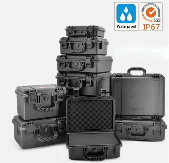 Tool Box Waterproof Impact Resistant Safety Case Suitcase Toolbox File Box Equipment Camera Case with Pre-cut Foam Lining
Tool Box Waterproof Impact Resistant Safety Case Suitcase Toolbox File Box Equipment Camera Case with Pre-cut Foam Lining