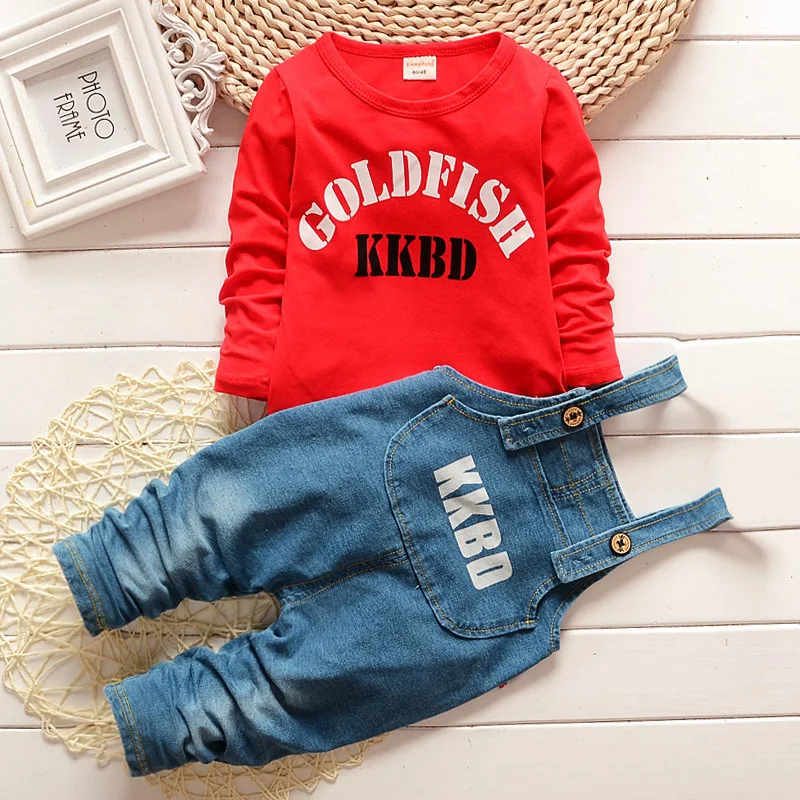 2019 New Fashion Brand Children Clothing Boys Girls Clothing Sets Baby Kids Clothes Long Sleeve T Shirt Denim Pants Suit
2019 New Fashion Brand Children Clothing Boys Girls Clothing Sets Baby Kids Clothes Long Sleeve T Shirt Denim Pants Suit