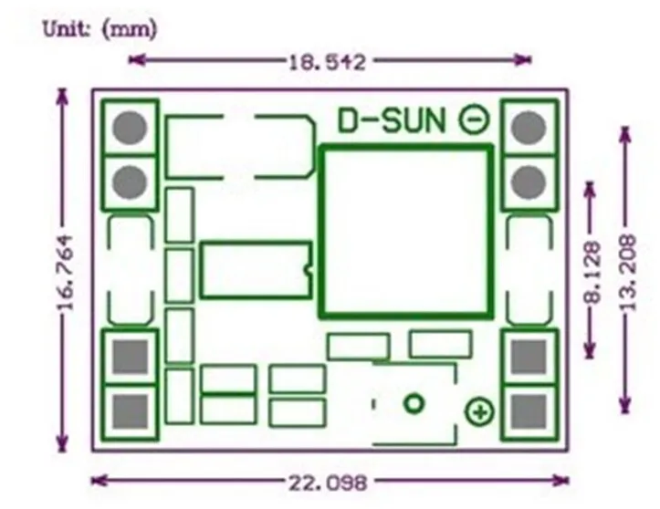 5 pcs Ultra-Small Size DC-DC Step Down Power Supply Module 3A Adjustable Buck Converter for Arduino Replace LM2596 (5)