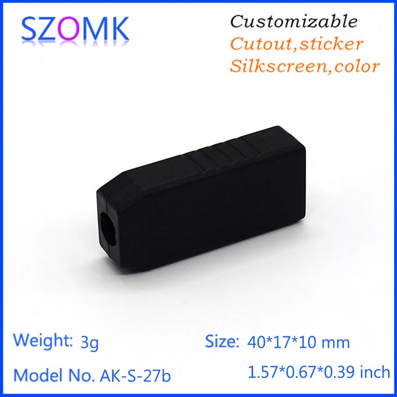 small usb plastic enclosure usb stick shell box junction box plastic housing pcb plastic box for electronics project USB small enclosure (41).jpg