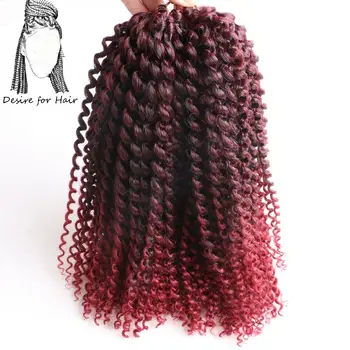 Desire for hair 1-4packs per lot 12inch 115g per pack pre crochet kinky curly braids synthetic malibob braiding hair ombre burg
Desire for hair 1-4packs per lot 12inch 115g per pack pre crochet kinky curly braids synthetic malibob braiding hair ombre burg