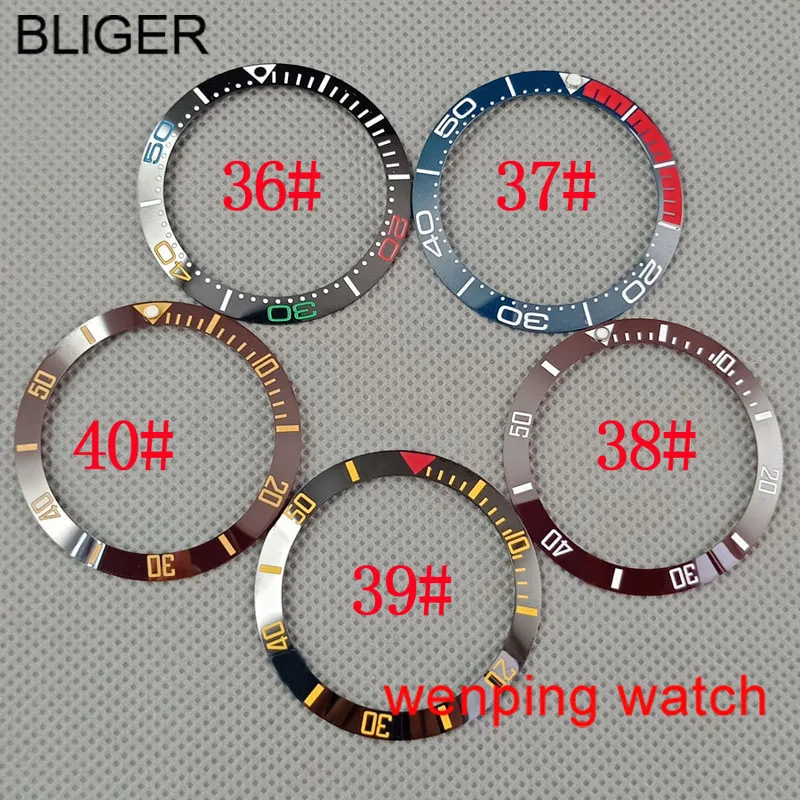 38mm Ceramic Bezel Insert for 40mm GMT Watch Oiginal Ceramic Red & Blue colourful Bezel Insert for Bliger 40mm Automatic Watches
38mm Ceramic Bezel Insert for 40mm GMT Watch Oiginal Ceramic Red & Blue colourful Bezel Insert for Bliger 40mm Automatic Watches
