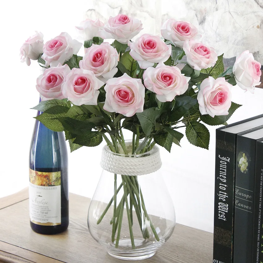 Latex Decor Rose Artificial Flowers Silk Flowers Floral Real Touch Roses for Wedding Bouquet table flowers 20pcs/lot
Latex Decor Rose Artificial Flowers Silk Flowers Floral Real Touch Roses for Wedding Bouquet table flowers 20pcs/lot