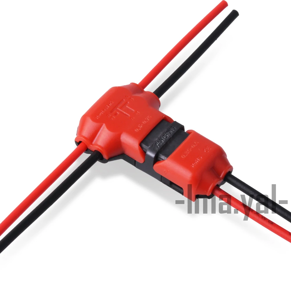 NEW 2 Pin 2 Way dc/ac 300v 10a wire connector T SHAPE Conductor Terminal Block With Lever AWG 18-24
NEW 2 Pin 2 Way dc/ac 300v 10a wire connector T SHAPE Conductor Terminal Block With Lever AWG 18-24