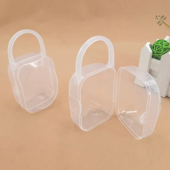 2 Pcs Portable Pacifier Holder Handbag Design Baby Pacifier Nipple Case Traveling Storage Box for Jewelry Small Gadget
2 Pcs Portable Pacifier Holder Handbag Design Baby Pacifier Nipple Case Traveling Storage Box for Jewelry Small Gadget