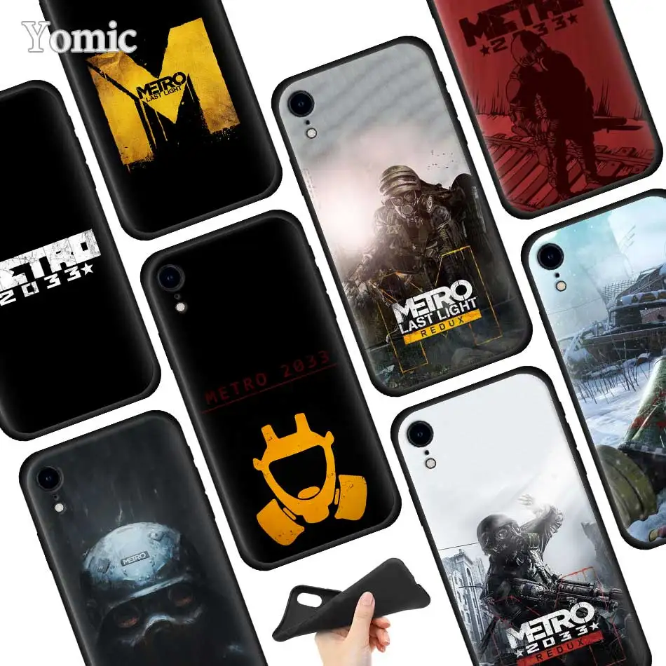 Metro 2033 Black Soft Case for Apple iPhone XR 7 8 6 6S Plus X XS MAX 5 5E 5S Silicone Phone Case Cover
Metro 2033 Black Soft Case for Apple iPhone XR 7 8 6 6S Plus X XS MAX 5 5E 5S Silicone Phone Case Cover