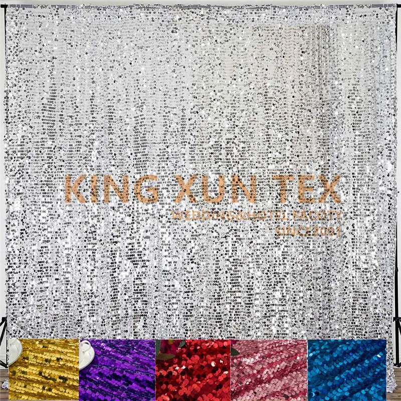 9mm Thick Sequin Party Wedding Backdrop Curtain Panel Sequin Photo Booth For Event Festival Decoration
9mm Thick Sequin Party Wedding Backdrop Curtain Panel Sequin Photo Booth For Event Festival Decoration