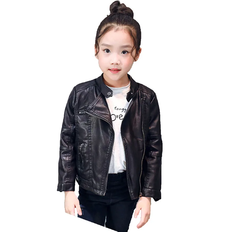 2018 New Children clothing Leather Kids Jackets Spring&Autumn Kids Solid Turn-down Collar Coats PU Clothes for Girl Outwear
2018 New Children clothing Leather Kids Jackets Spring&Autumn Kids Solid Turn-down Collar Coats PU Clothes for Girl Outwear