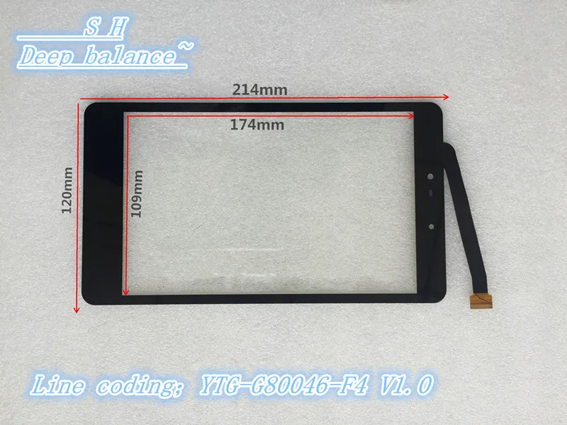Original 8-inch YTG-G80046-F4 V1.0 New tablet Touch screen Capacitor screen Digital Glass handwritten Outer screen
Original 8-inch YTG-G80046-F4 V1.0 New tablet Touch screen Capacitor screen Digital Glass handwritten Outer screen