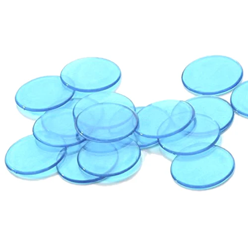 Hot Approx.100Pcs 3/4 Inch Plastic Bingo Chips, Translucent Design, for Classroom and Carnival Bingo Games Blue
Hot Approx.100Pcs 3/4 Inch Plastic Bingo Chips, Translucent Design, for Classroom and Carnival Bingo Games Blue