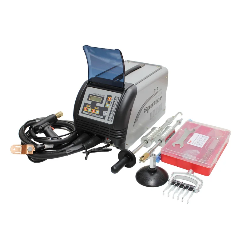 CE certified 1 year warranty car body repair spotter welding machine with dent puller kit and spot welding washers electrodes
CE certified 1 year warranty car body repair spotter welding machine with dent puller kit and spot welding washers electrodes