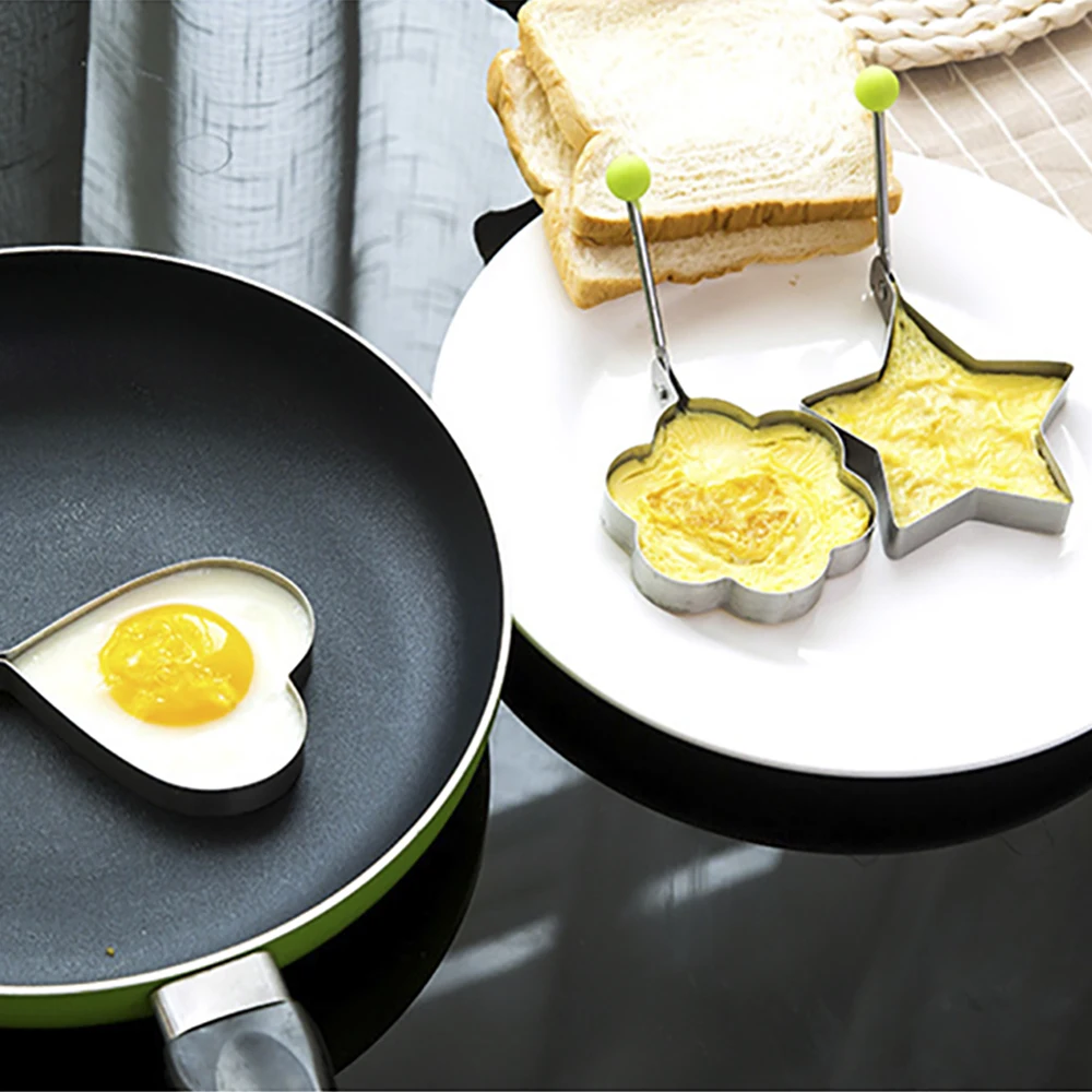 2019 Newest Hot Lovely Pet Stainless Steel Fried Egg Shaper Pancake Heart Flower Round Star Mold Kitchen Creative Cooking Tools
2019 Newest Hot Lovely Pet Stainless Steel Fried Egg Shaper Pancake Heart Flower Round Star Mold Kitchen Creative Cooking Tools
