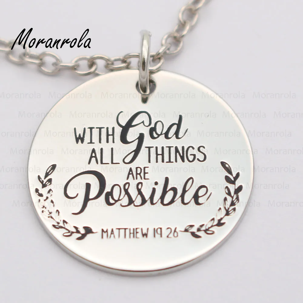 New arried "With God all things are possible"Copper necklace Keychain,charm Hand-Stamped Jewelry Matthew 19:26 Religious jewelry
New arried "With God all things are possible"Copper necklace Keychain,charm Hand-Stamped Jewelry Matthew 19:26 Religious jewelry