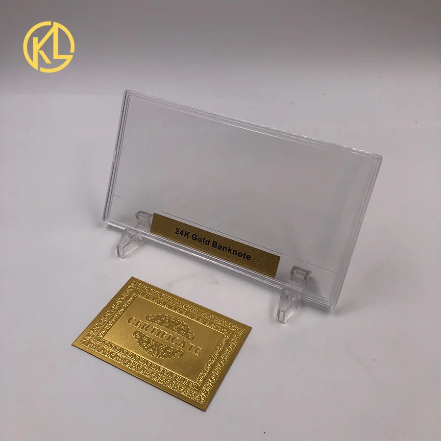 Nice Cheap double side visible Acrylic Dispaly Frame for gold Banknote Good Selling
Nice Cheap double side visible Acrylic Dispaly Frame for gold Banknote Good Selling