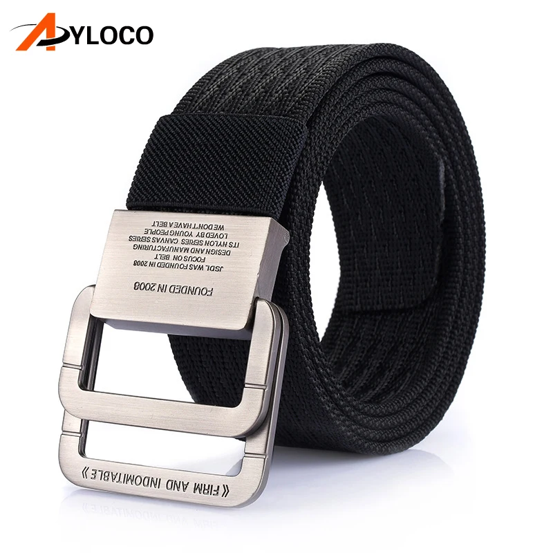 Outdoor Men's Canvas Belt Tactical Military Belt Wide Double Rings Buckle Belt Men Fashion Stripe Belt Strap For Jeans
Outdoor Men's Canvas Belt Tactical Military Belt Wide Double Rings Buckle Belt Men Fashion Stripe Belt Strap For Jeans