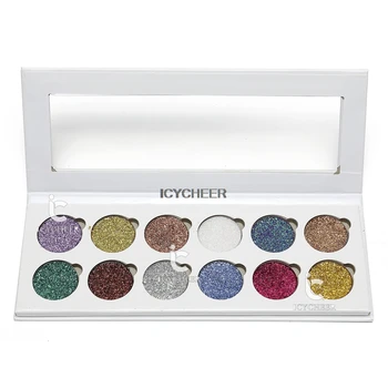 ICYCHEER 12 Colors Pressed Glitters Eyeshadow Diamond Rainbow Makeup Eye Shadow Palette Highly Pigmented Flash Shimmer
ICYCHEER 12 Colors Pressed Glitters Eyeshadow Diamond Rainbow Makeup Eye Shadow Palette Highly Pigmented Flash Shimmer