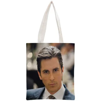 Custom Christian Bale Tote Bag Reusable Handbag Shopping Bags Two Sides Women Shoulder Cloth Pouch Foldable Cotton Canvas
Custom Christian Bale Tote Bag Reusable Handbag Shopping Bags Two Sides Women Shoulder Cloth Pouch Foldable Cotton Canvas