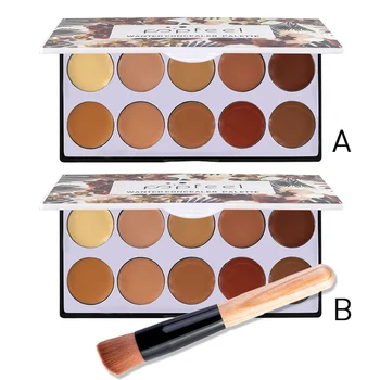 popfeel 10 Colors Make up Concealer Palette Black Eye Cover Color Corrector Face Contour Foundation Cream kit Concealer Palette
popfeel 10 Colors Make up Concealer Palette Black Eye Cover Color Corrector Face Contour Foundation Cream kit Concealer Palette