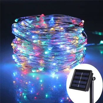 New 10M 100 Led Solar Power String Light Outdoor Waterproof 20M Copper Wire String Fairy Light For Home Living Garden Decoration
New 10M 100 Led Solar Power String Light Outdoor Waterproof 20M Copper Wire String Fairy Light For Home Living Garden Decoration