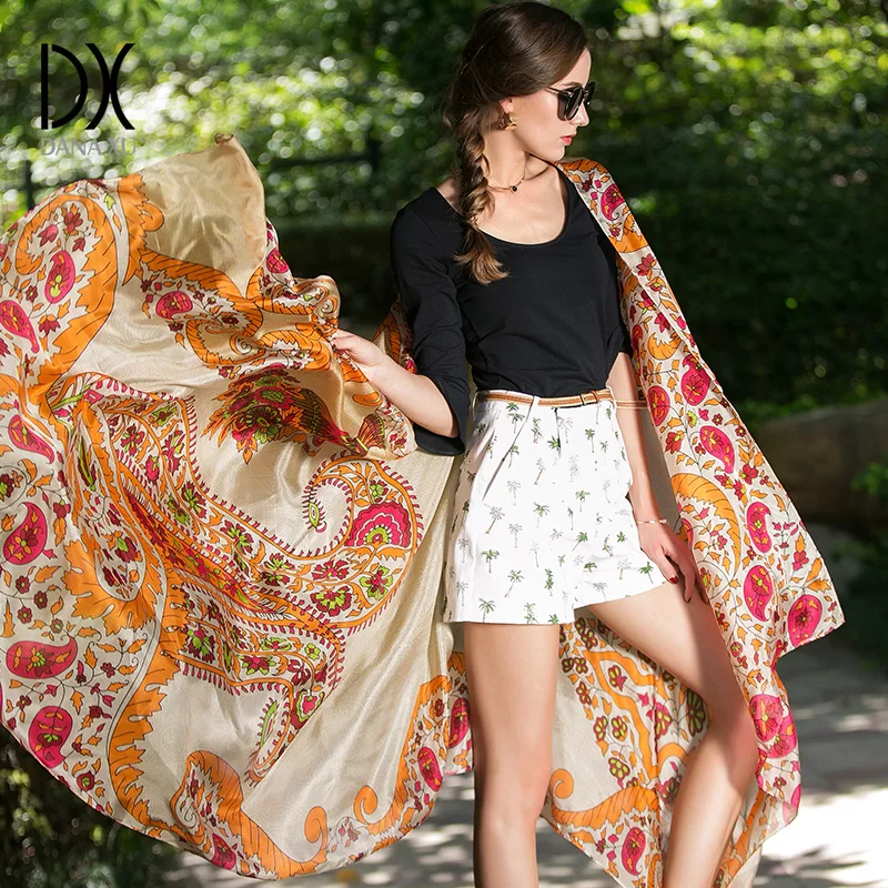 Hijab Women Chiffon Silk Scarves Brand Luxury New Sunscreen Scarf Beach Towel Gradients Wholesale Large Size Face Shield Bandana
Hijab Women Chiffon Silk Scarves Brand Luxury New Sunscreen Scarf Beach Towel Gradients Wholesale Large Size Face Shield Bandana