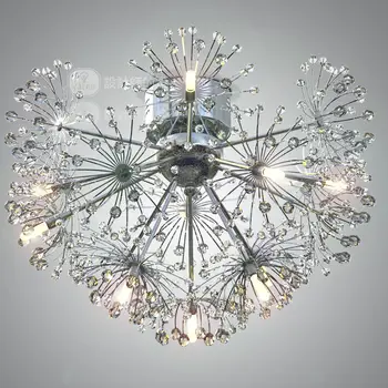 European style minimalist living room style dining hall creative lamp LED dandelion crystal ceiling lamp
European style minimalist living room style dining hall creative lamp LED dandelion crystal ceiling lamp