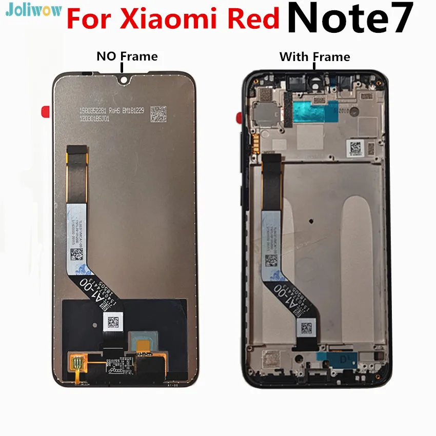 6.3" For Xiaomi Redmi Note 7 Pro LCD Display Screen Touch Digitizer Snapdragon 660 Assembly for Redmi Note7 LCD Display
6.3" For Xiaomi Redmi Note 7 Pro LCD Display Screen Touch Digitizer Snapdragon 660 Assembly for Redmi Note7 LCD Display