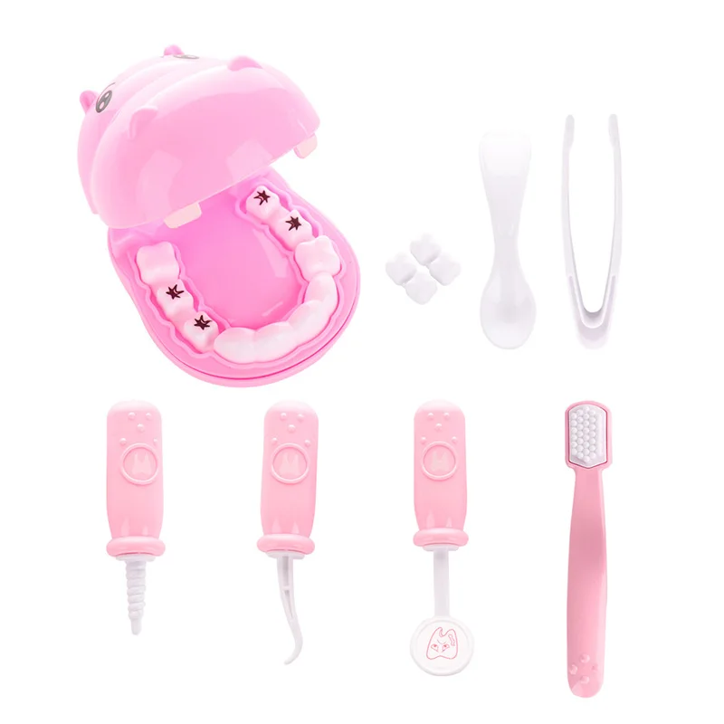 9Pcs Kids Pretend Play Dentist Check Teeth Model Set Medical Kit Educational Role Play Simulation Learing Toys
9Pcs Kids Pretend Play Dentist Check Teeth Model Set Medical Kit Educational Role Play Simulation Learing Toys