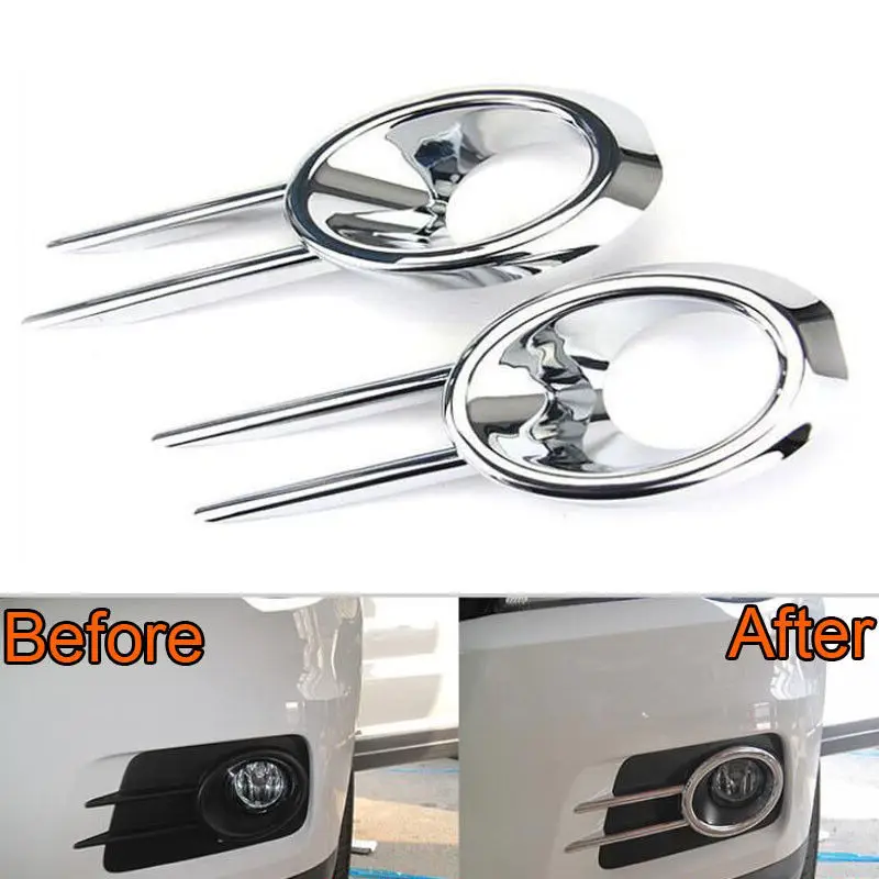 2Pcs Chrome ABS Car Bumper Front Fog Light Lamp Cover Grille Trim for VW Volkswagen Tiguan 2010-2013
2Pcs Chrome ABS Car Bumper Front Fog Light Lamp Cover Grille Trim for VW Volkswagen Tiguan 2010-2013