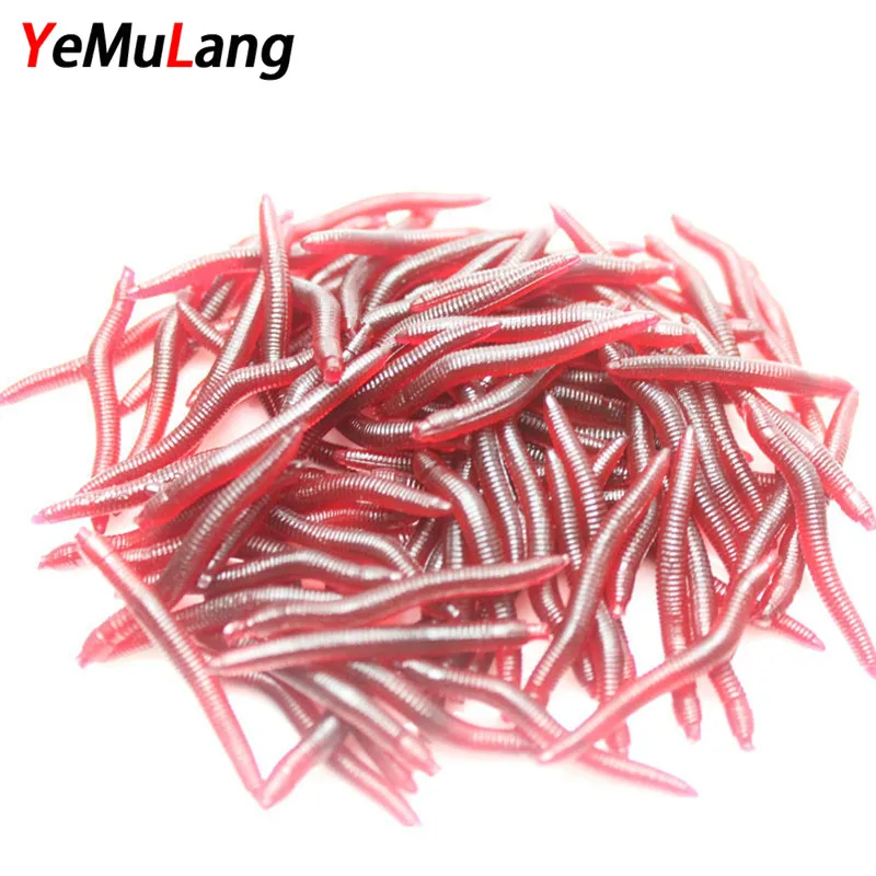 YeMuLang Brand Hot 100pcs 3.7cm Soft Lure Earth Worm Fishing Tackle Artificial Bait Carp Pesca Fishing Lures For Fishing
YeMuLang Brand Hot 100pcs 3.7cm Soft Lure Earth Worm Fishing Tackle Artificial Bait Carp Pesca Fishing Lures For Fishing