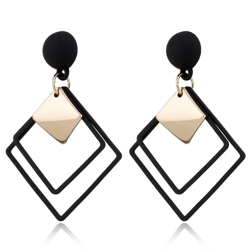 MESTILO 2019 Korean Fashion Rectangle Earrings 2 Color Resin Big Geometric Drop Earrings For Women Girls Sweet Jewelry Gifts Hot
MESTILO 2019 Korean Fashion Rectangle Earrings 2 Color Resin Big Geometric Drop Earrings For Women Girls Sweet Jewelry Gifts Hot