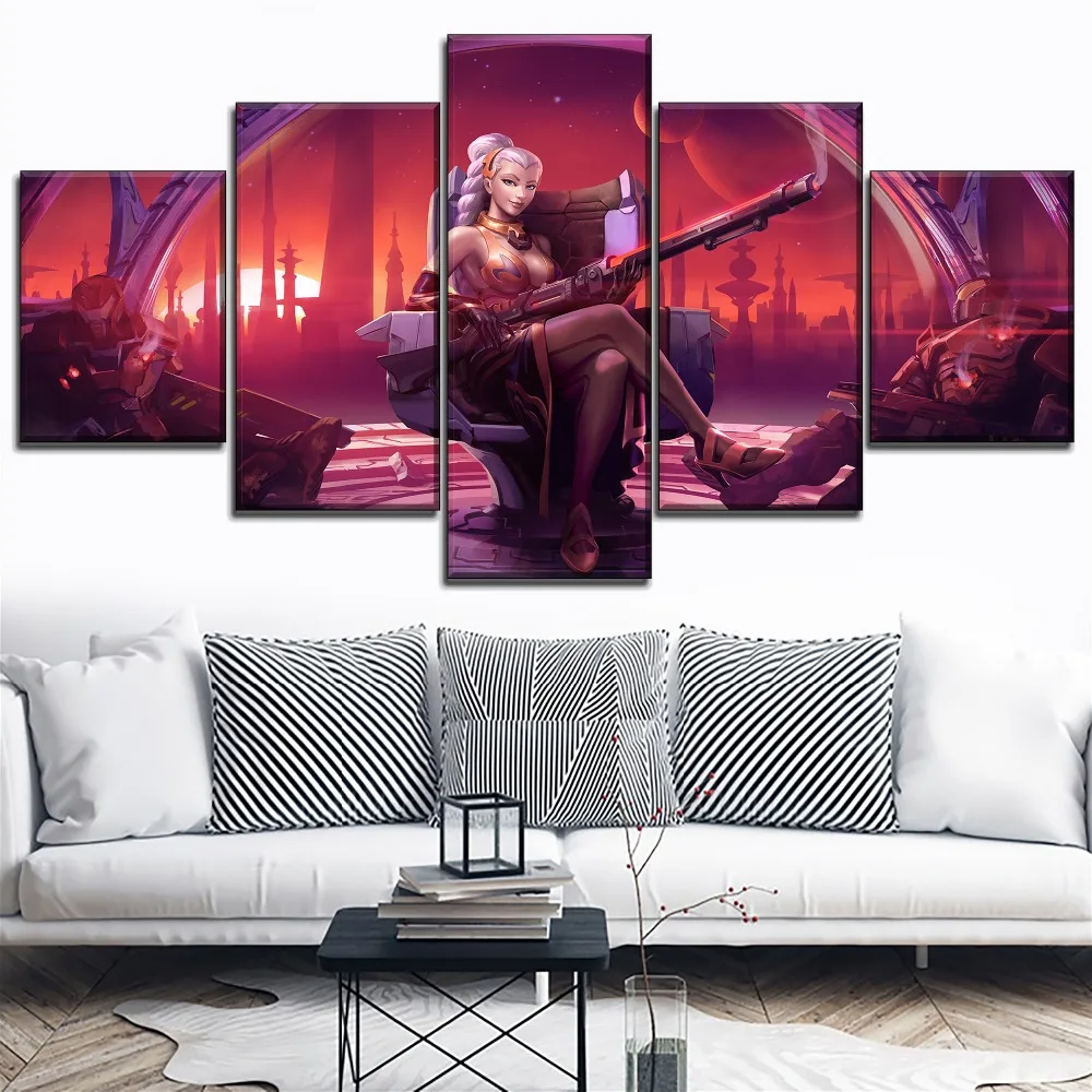 Modern Wall Art Canvas Painting Modular 5 Piece Guitarist Lian Hero Paladins Game Poster Home Decor Living Room Or Bedroom
Modern Wall Art Canvas Painting Modular 5 Piece Guitarist Lian Hero Paladins Game Poster Home Decor Living Room Or Bedroom
