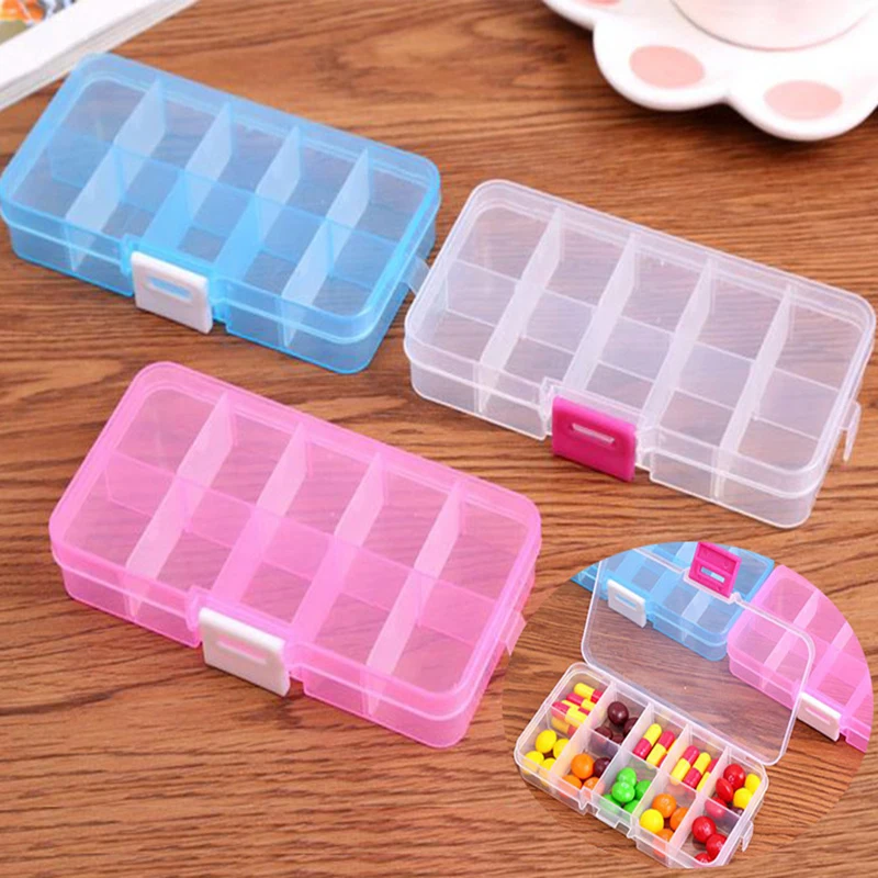 Grid Transparent I Plastic Case Box 15 Jewel La Maison Can Split Transparent Storage Jewelry Box Mini Portable Tourism Kit Drug
Grid Transparent I Plastic Case Box 15 Jewel La Maison Can Split Transparent Storage Jewelry Box Mini Portable Tourism Kit Drug