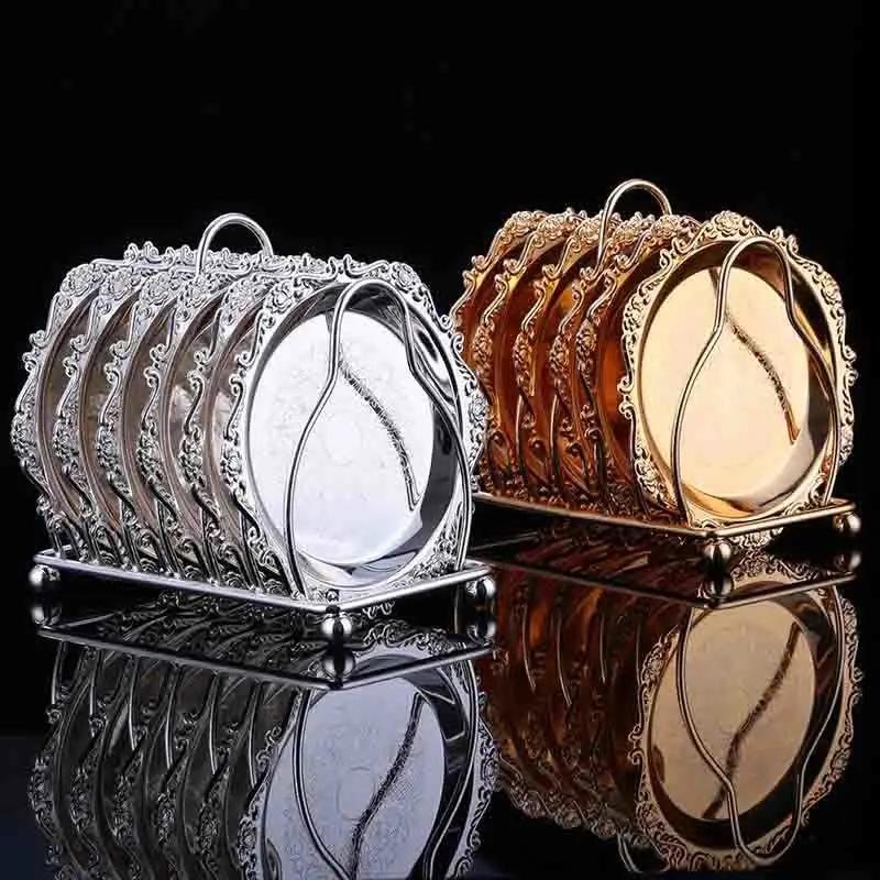 Exquisite cake tray set dishes rack set 6 in 1 gold/silver Fashion cake pan mini snack tray dried fruit pallet dessert
Exquisite cake tray set dishes rack set 6 in 1 gold/silver Fashion cake pan mini snack tray dried fruit pallet dessert