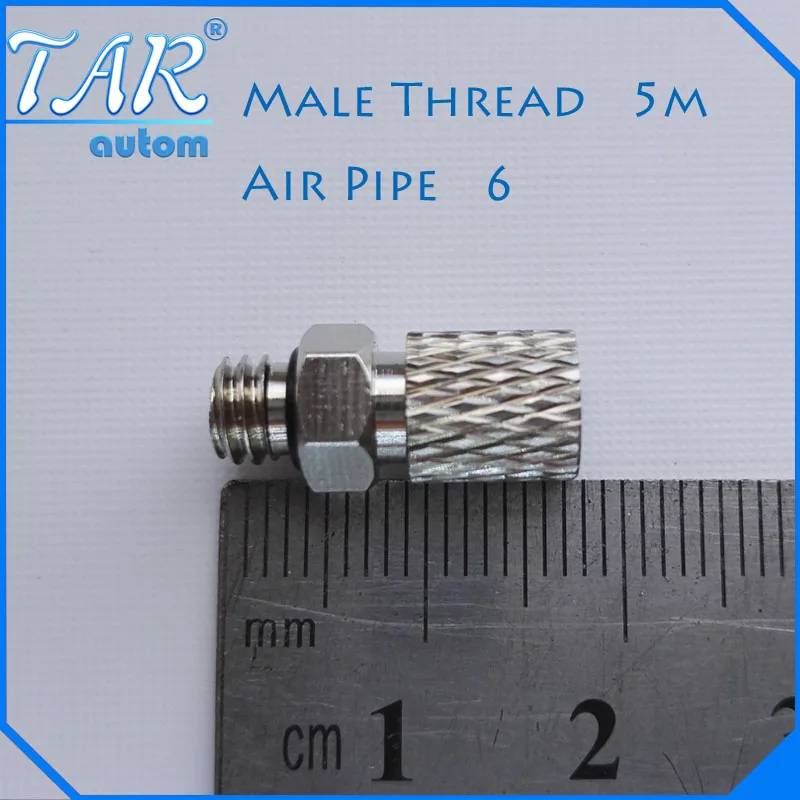 50 Pieces M5 - 6mm Straight Pneumatic Pipe Air Hose Quick Fitting Mini Connector
50 Pieces M5 - 6mm Straight Pneumatic Pipe Air Hose Quick Fitting Mini Connector