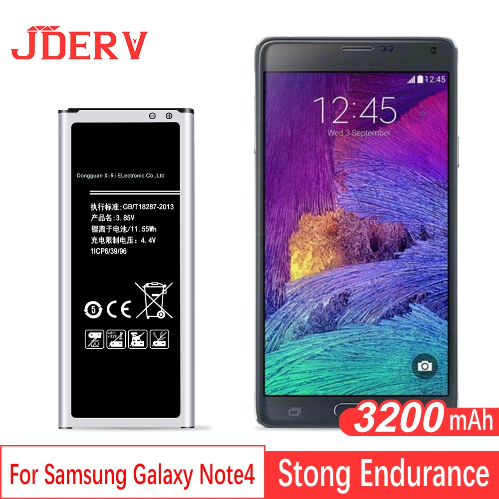 EB-BN910BBE NFC Battery For Samsung Galaxy Note 4 Batterie N910F N910C N910U N910V N910T N910H N910A N910X N910P 3200mAh Battery
EB-BN910BBE NFC Battery For Samsung Galaxy Note 4 Batterie N910F N910C N910U N910V N910T N910H N910A N910X N910P 3200mAh Battery