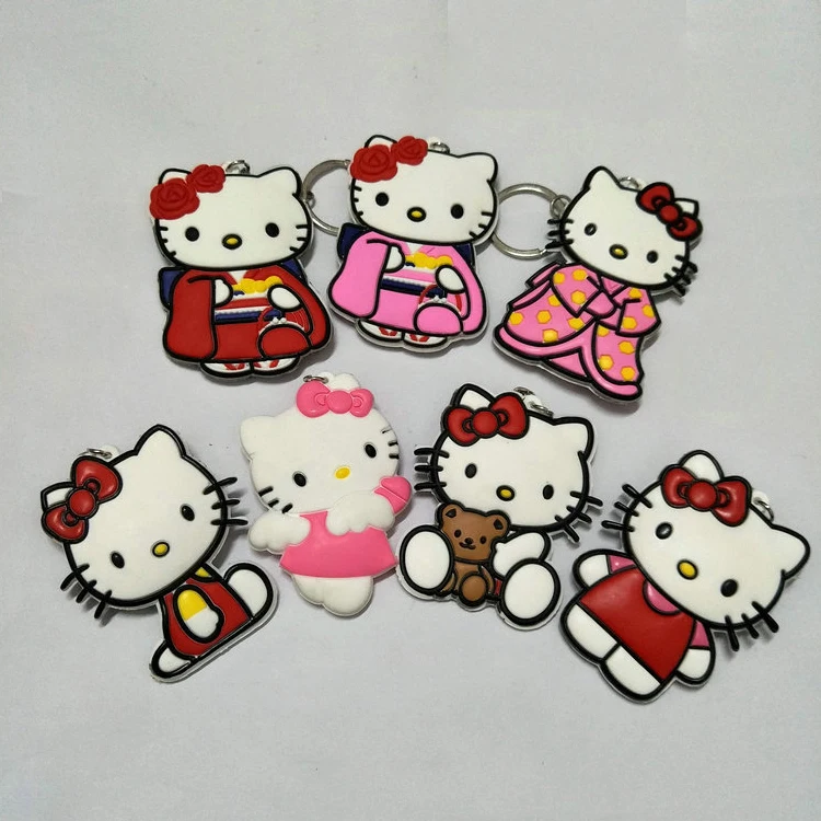 PVC double-face KITTY WHITE HelloKitty keychain cute key ring for women cat Hello Kitty key chain portachiavi llaveros bag charm
PVC double-face KITTY WHITE HelloKitty keychain cute key ring for women cat Hello Kitty key chain portachiavi llaveros bag charm
