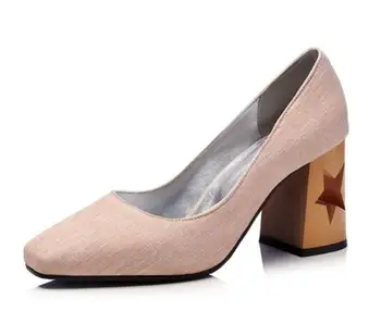 Plus Size Zapatos Mujer Ladies Bride Party Women Wedding Shoes Woman Pumps Zapatos Mujer Chunky High Heels Nice Spring G61525
Plus Size Zapatos Mujer Ladies Bride Party Women Wedding Shoes Woman Pumps Zapatos Mujer Chunky High Heels Nice Spring G61525