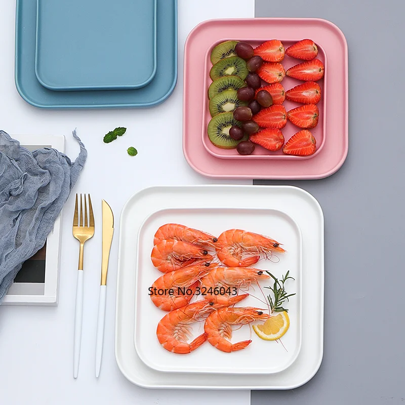 China plates Nordic style tableware Western steak square plate 6 inch 8 inch 10 inch ceramic household dish plates fruit tray
China plates Nordic style tableware Western steak square plate 6 inch 8 inch 10 inch ceramic household dish plates fruit tray