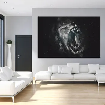 Wall Art HD Printed Roaring Lion Pictures Canvas Abstract Animal Home Decoration Modular Painting Frame Cuadros For Living Room 
Wall Art HD Printed Roaring Lion Pictures Canvas Abstract Animal Home Decoration Modular Painting Frame Cuadros For Living Room